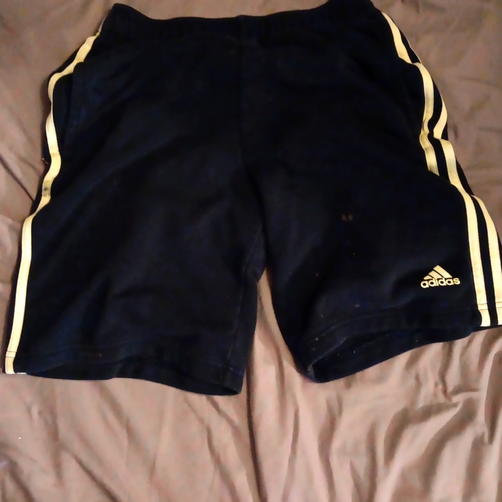 Adidas knit gym shorts